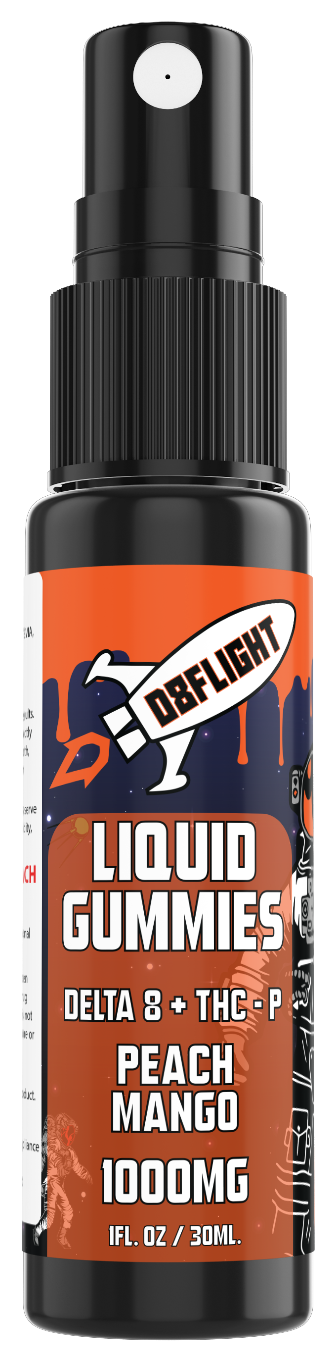 Liquid Gummy - Fast Acting Mouth Spray - Peach Mango