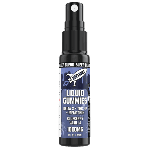 Liquid Gummies - Fast Acting Mouth Spray - Sleep Blueberry Vanilla